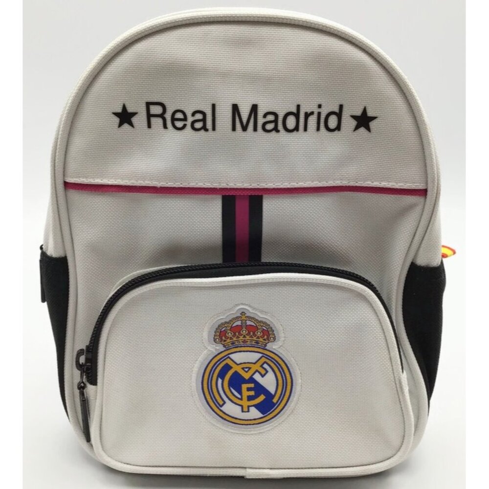 Real Madrid Mini Backpack Los Blancos Safta Licensed Soccer Bag NWT